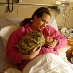 In the hospital w/ Caden